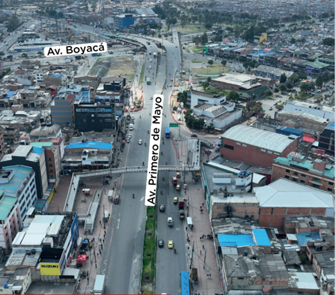 av. Primero de Mayo entre las carreras 71F y 68G bis