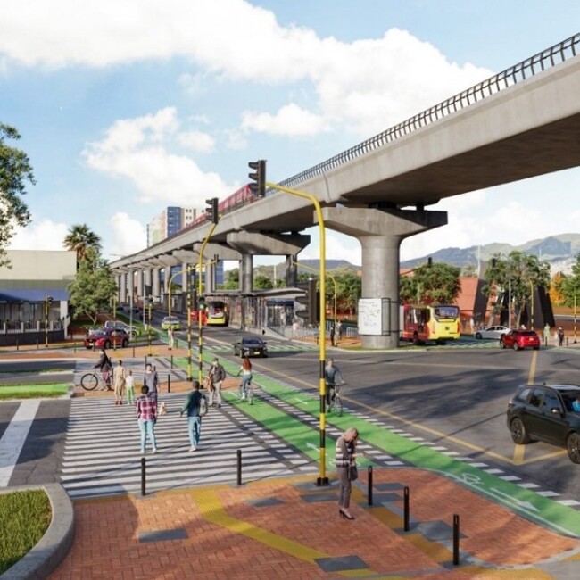 Render estación Tercer Milenio 