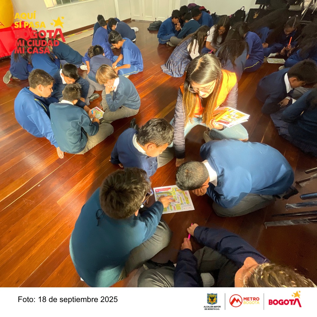 Taller Juntos por la movilidad que so&ntilde;amos en el Colegio San Francisco de As&iacute;s