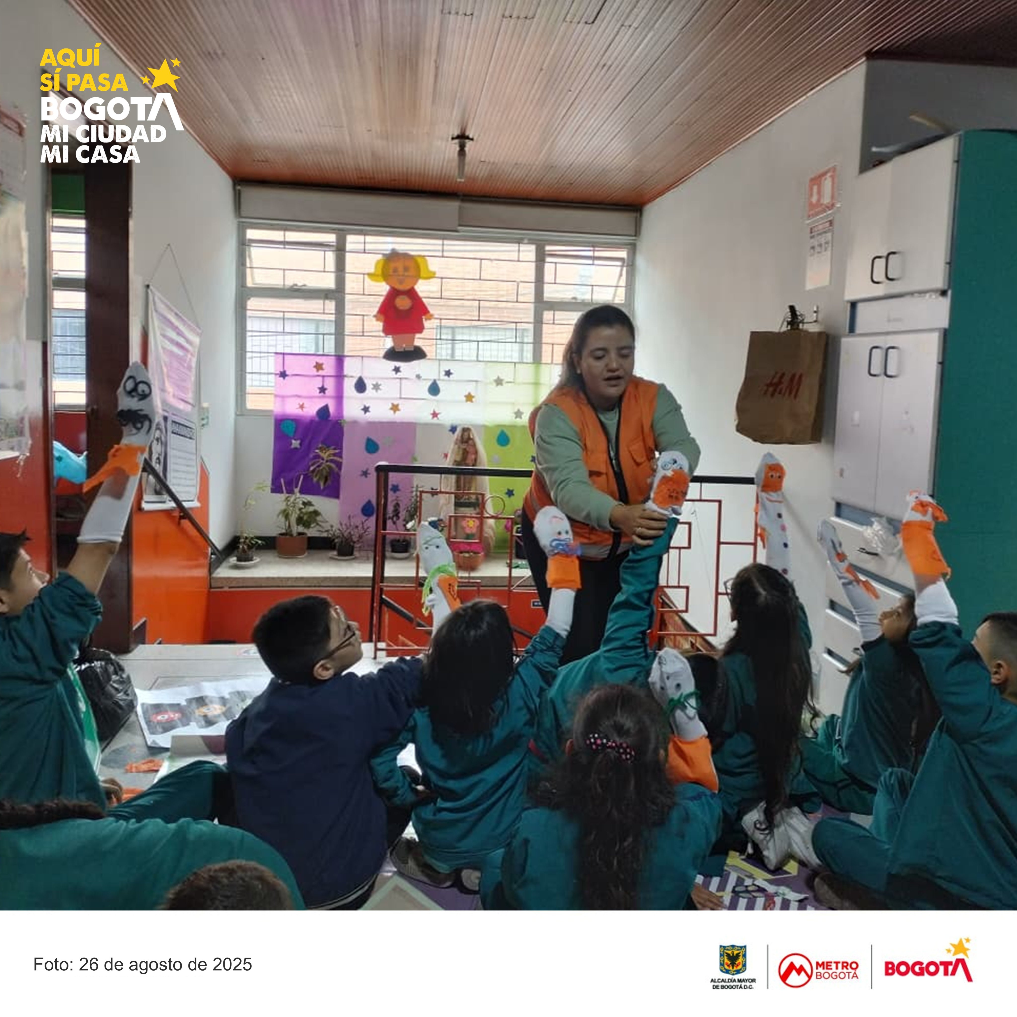 &ldquo;Taller Guardianes del Sendero&rdquo; en el Colegio Santa Elena de la localidad Los M&aacute;rtires