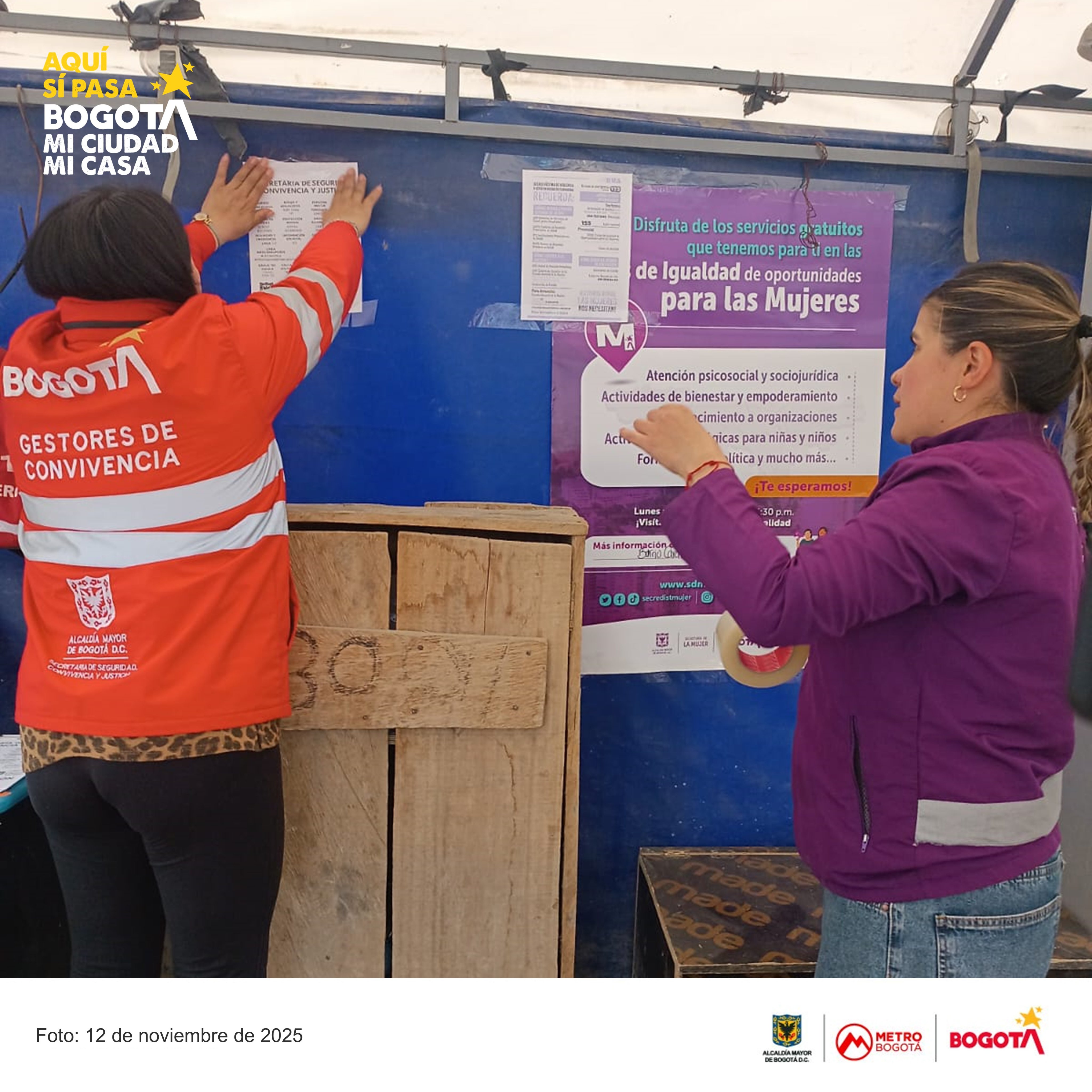 Mujeres en recorrido