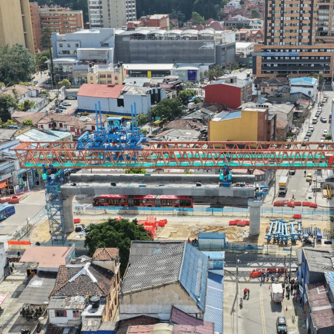 Viga lanzadora en la Caracas 