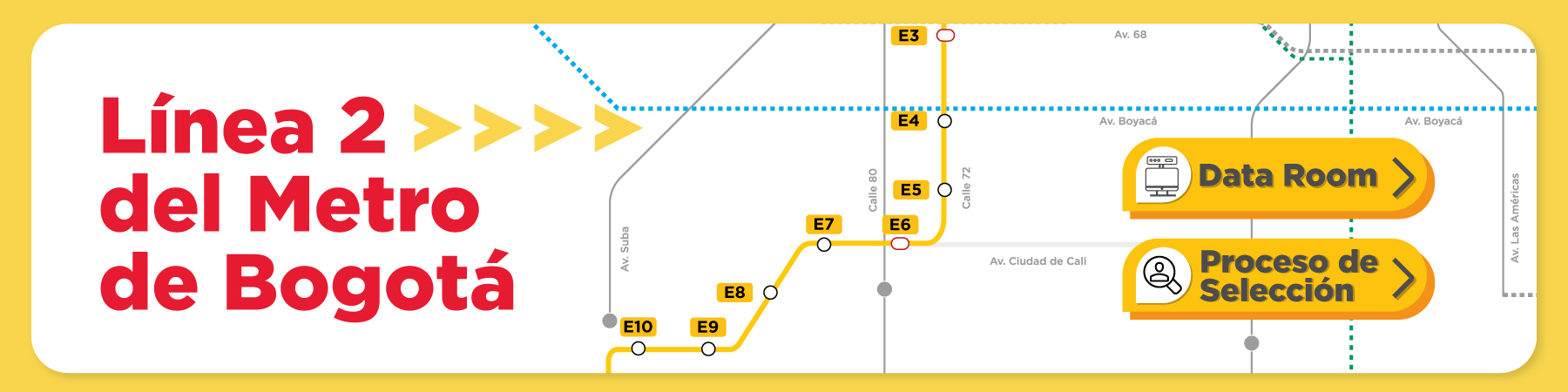 Línea 2 del Metro de Bogotá. Data room y proceso de selección