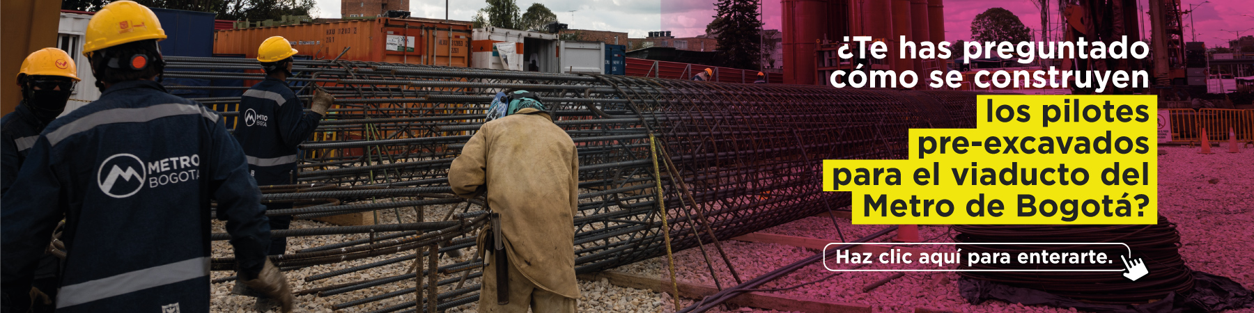 ¿Te has preguntado cómo se construyen los pilotes pre-excavados para el viaducto del Metro de Bogotá? Haz clic aquí para enterarte.