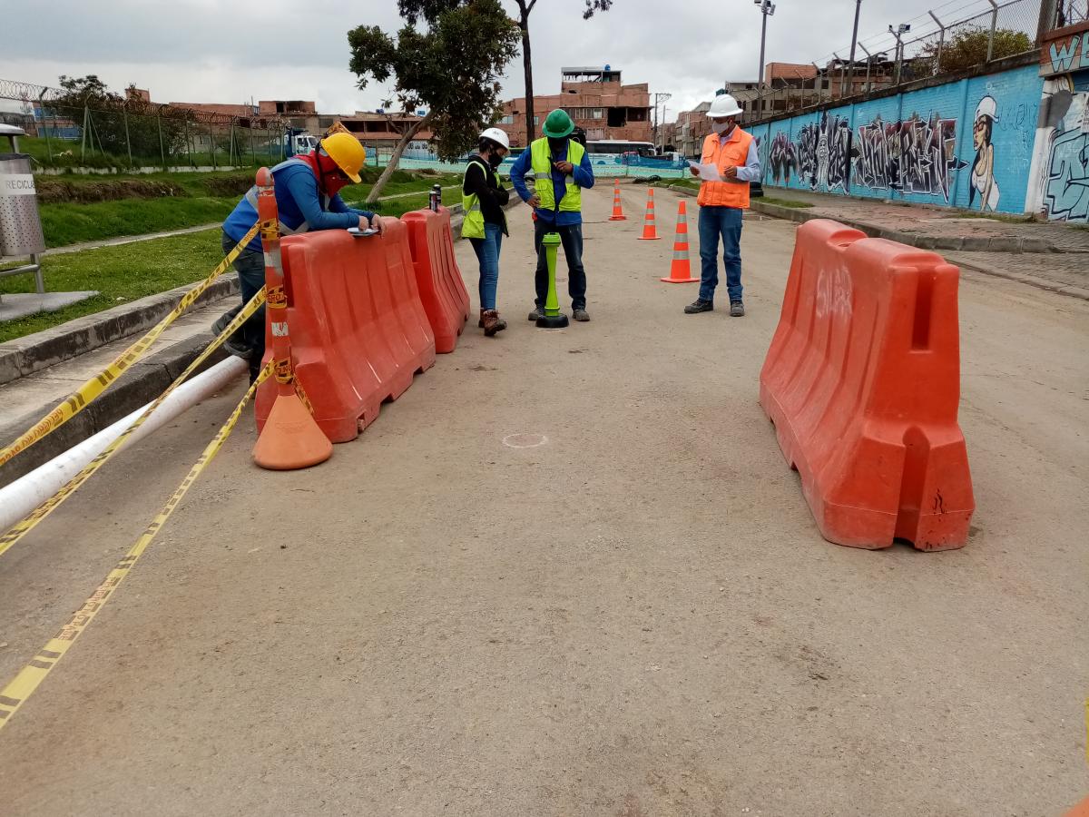 Línea guía de perforación