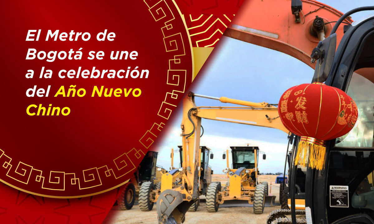 Las obras de la Primera Línea del Metro de Bogotá honran la tradicional celebración.