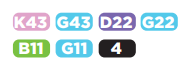 Rutas K43, G43, D22, G22, B11, G11, 4 de TransMilenio