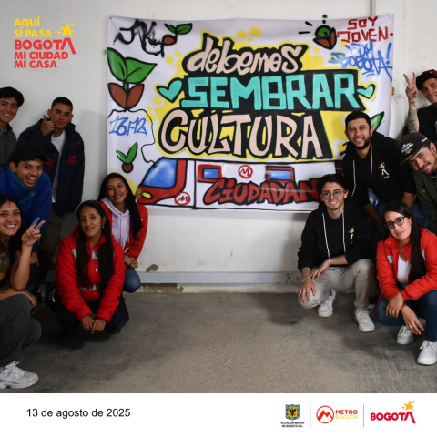 Taller Pinceladas por el Metro con jóvenes de Bosa y Kennedy