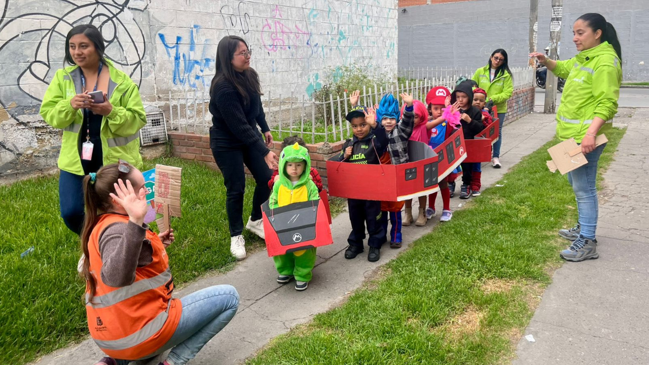 Niños que hicieron parte del guardianes del sendero