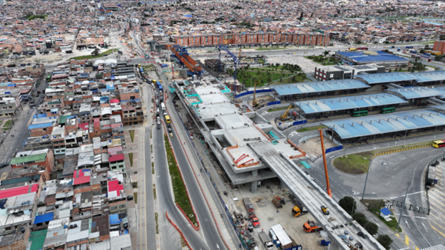 Vista aérea de la Villavicencio