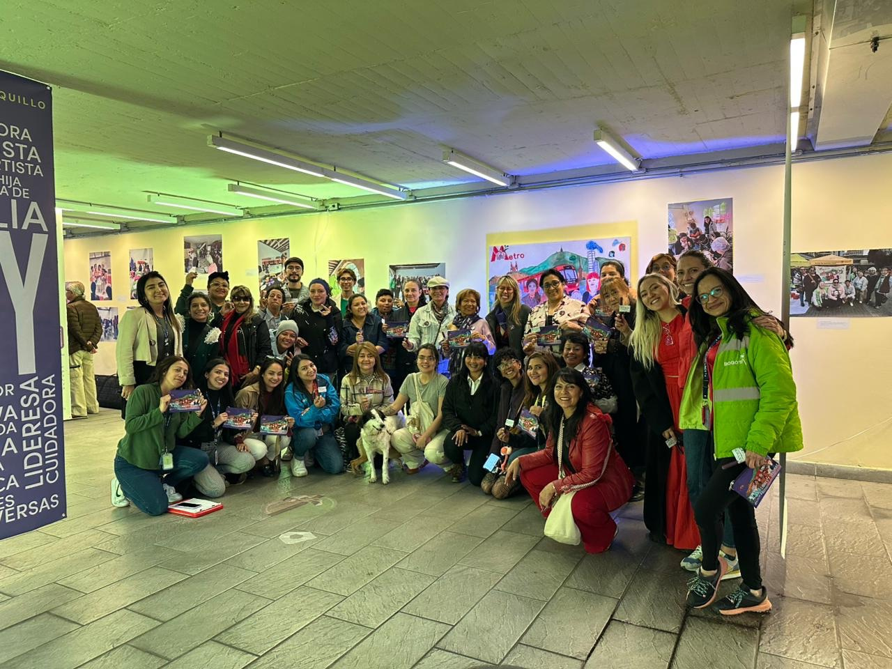 Mujeres que hicieron parte del evento