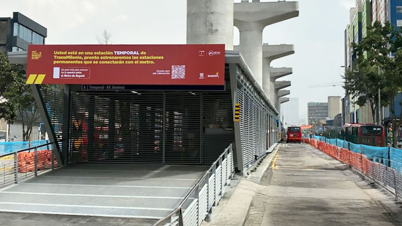 Estación temporal de la calle Jiménez