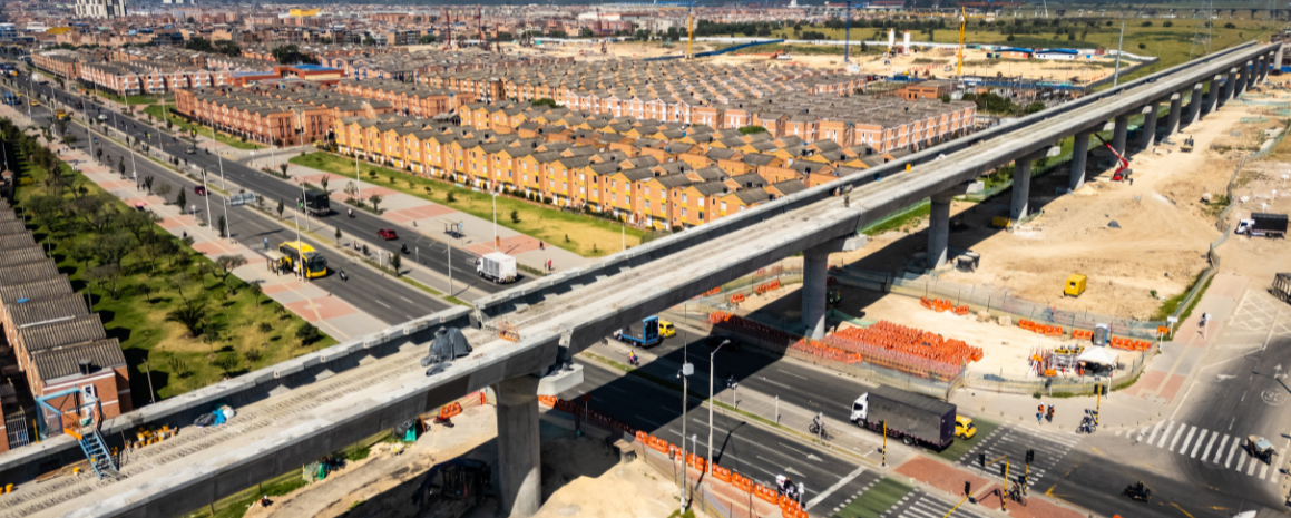 Vista aérea del viaducto