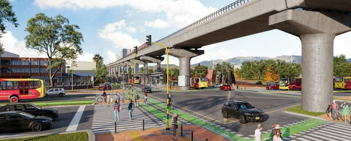 Render estación Tercer Milenio
