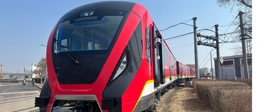 Prueba de trenes en China