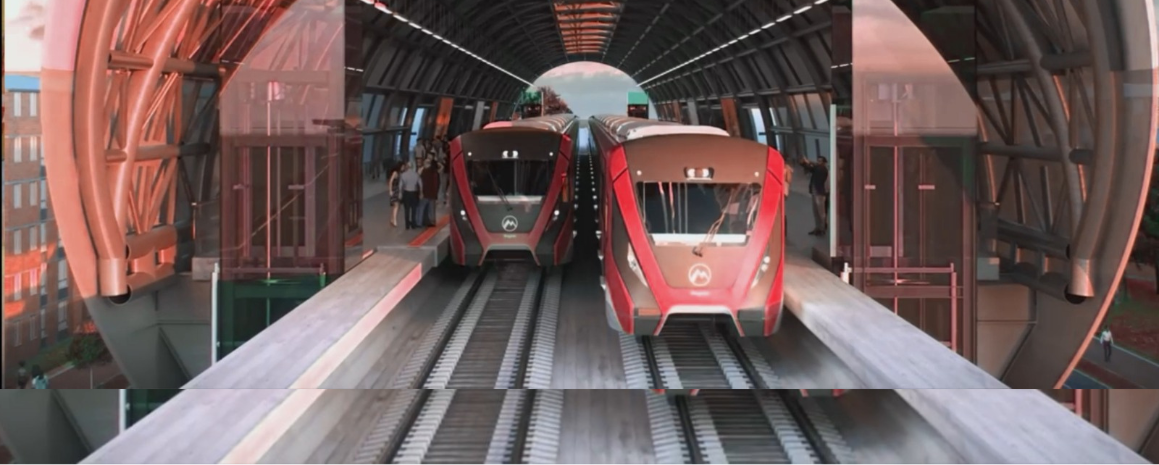 Render de trenes de la L&iacute;nea 2 